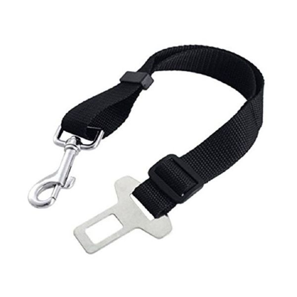

safety belts & accessories adjustable car vehicle pet dog cat seat belt harness leash (black)