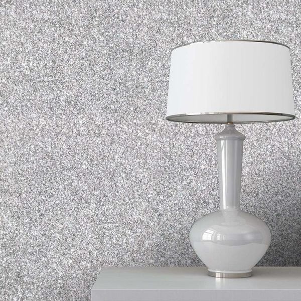 

wallpapers 10m metallic silver gold copper luxury modern texture wallpaper roll sparkle self adhesive pvc wall paper home decor