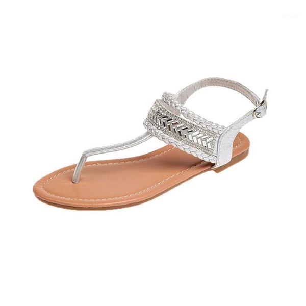 

sandals flat herringbone1, Black