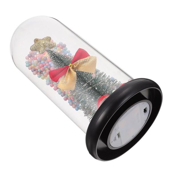 

christmas decorations 1pc xmas tree in glass dome deskadornment without battery