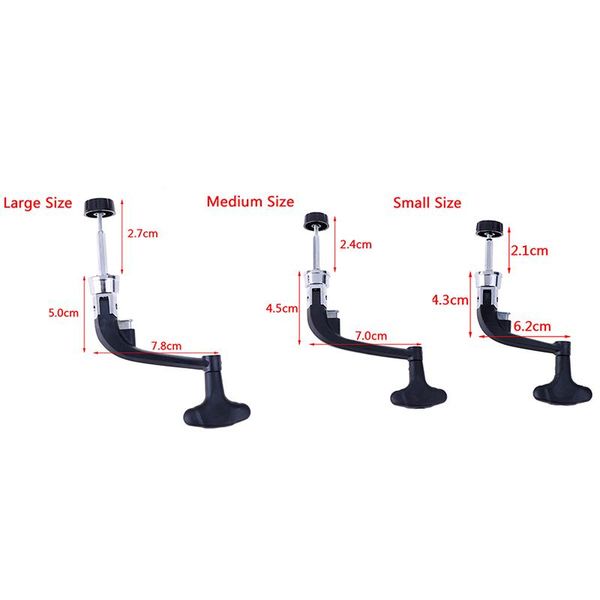 

metal spinning reel handle grip fishing replace arm crank replacement random color folding rocker baitcasting reels