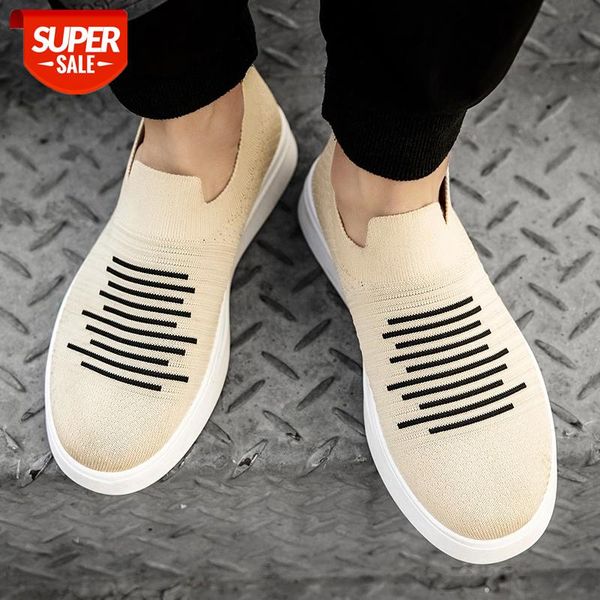 

2021 men casual sport breathable canvas shoes slip on driving shoe flat outdoor #jd9v