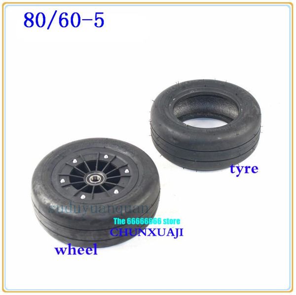 

motorcycle wheels & tires 80/60-5 vacuum tubeless tyres for go-kart front or rear wheel electric scooter mini
