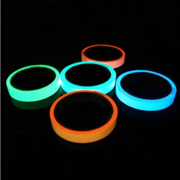 

window stickers colorful luminous sticker tape self-adhesive removable glow fluorescent glowing dark warning home decoration