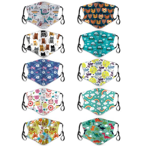 

selling children cartoon pm2.5 dust and haze proof ear hanging washable mask
