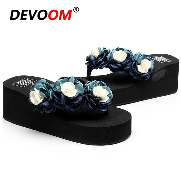 

slippers fashion platform flip flops house women summer flats casual ladies shoes 2021 beach non-slip soft sandals slides, Black