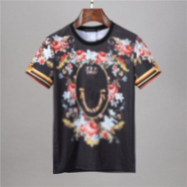 

2021 crown king designer mens t shirt summer fashion letters tees classic royal short sleeve streetwear hip-hop shirts europe america casual, White;black