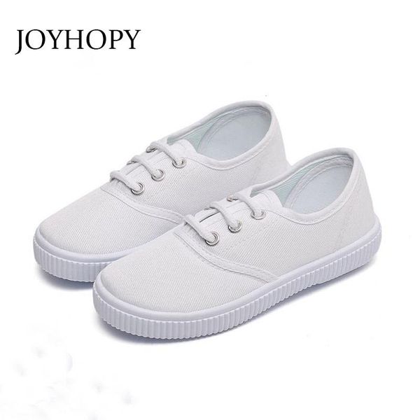 

athletic & outdoor classic white canvas shoes for girls boys children sport breathable sneakers boys&girls soft kids school size 22-33, Black