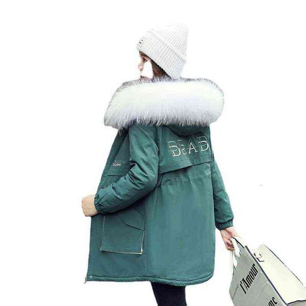 

thickened faction overcomes women's short style 2021 korean fashion foreign cotton et down loose, Black