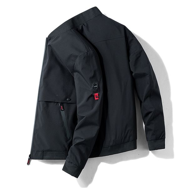 

jacket men fashion spring autumn outerwear mens jacket sportswear outdoors coat male jackets chamarras para hombre 210923, Black;brown