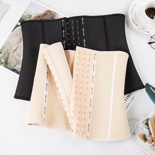

girdle belt body waist corset sports clothing natural latex female fitness plastic belly women's shapers, Black;white