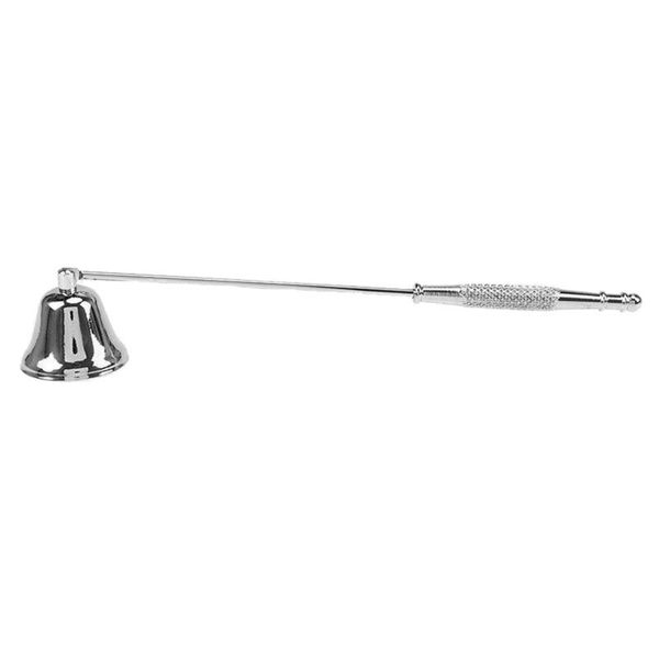 

candle snuffer with long handle stainless steel safe extinguish tool bell shaped silver / black / gold rose gold candle snuffe