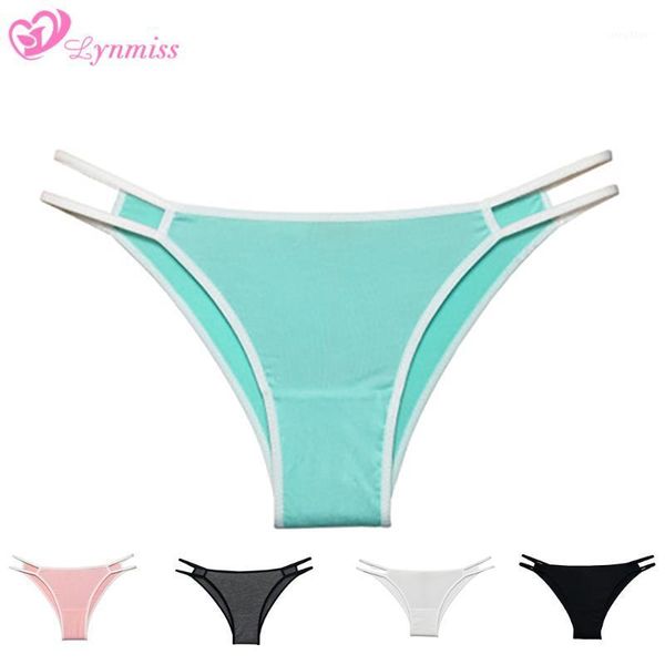 

lynmiss women's thong g-string underwear women lingerie seamless panty intimates female erotic briefs panties, Black;pink