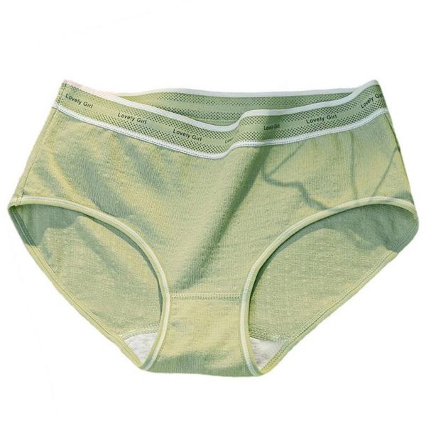 

women's panties women cotton letter print high elastic mid waist fashion breathable comfort female briefs, Black;pink