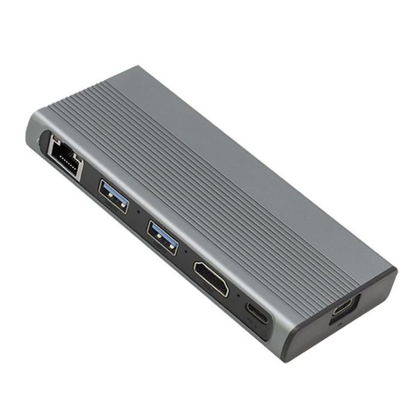 

hubs usb c hub m.2 ssd enclosure -compatible+usb3.1+rj45+pd type-c docking station for nvme ngff