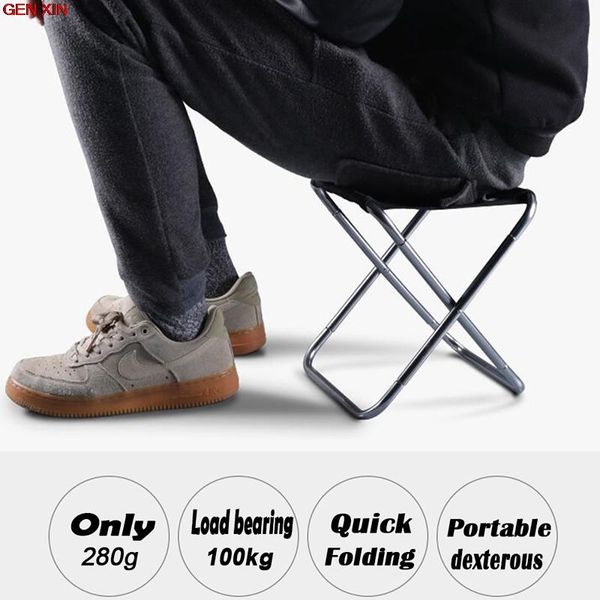 

camp furniture folding chair small stool bench fishing subway train mustang outdoor ultra light