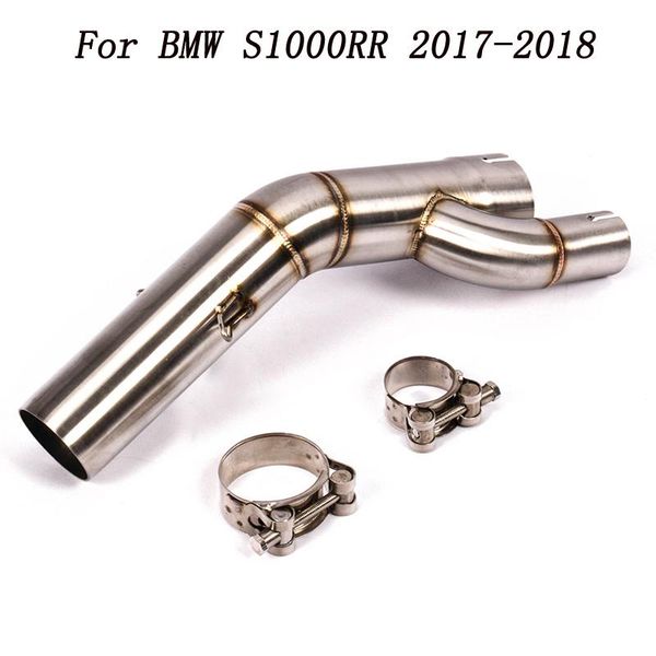 

motorcycle exhaust system 51mm stainless steel middle pipe for s1000rr 2021-2021