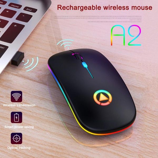 

mice wireless gaming mouse 2.4g luminous for pc lapdeskusb recharing gamer carry