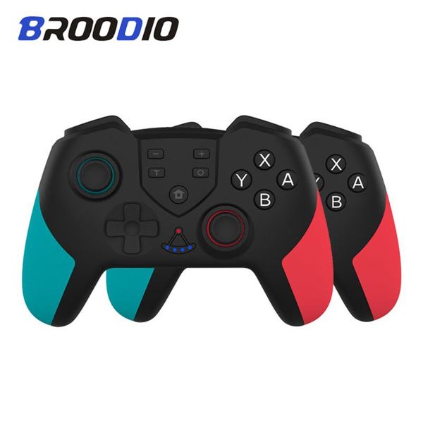 

wireless gamepad gyroscope vibration for switch controller bluetooth joystick drop game controllers & joysticks