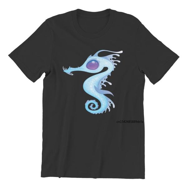 

men's t-shirts t-shirt white sea dragon custom black punk men clothing, White;black