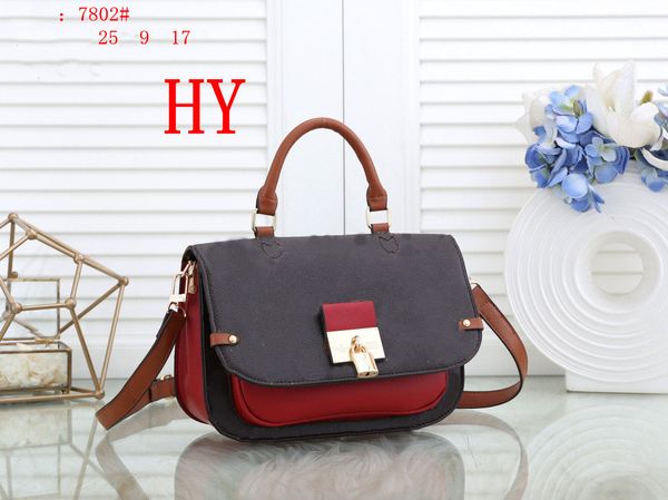 

m44354 designer classic lock totes women handle bag handbag purse genuine leather pu crossbody evening clutch flap shoulder bag tote m44259