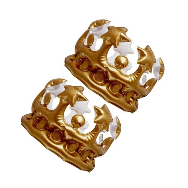 

creative inflatable crown balloon decoration children party supplies hats