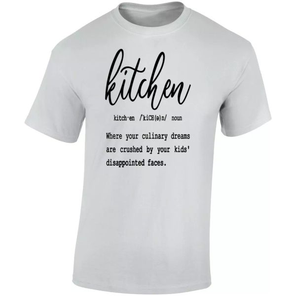 

kitchen definition tee funny culinary tshirt sarcastic t shirt people who cook, White;black