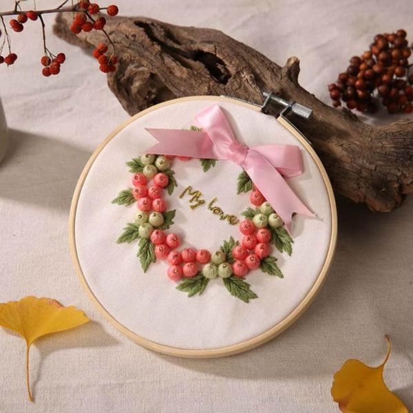 

other arts and crafts hand embroidery kit embroid plastic circle cross round loop