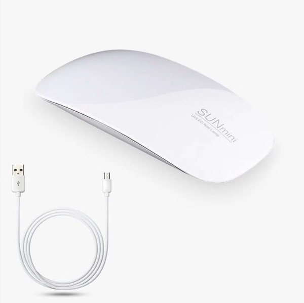 

nail mouse light treatment lamp mini portable manicure glue uv storage boxes & bins