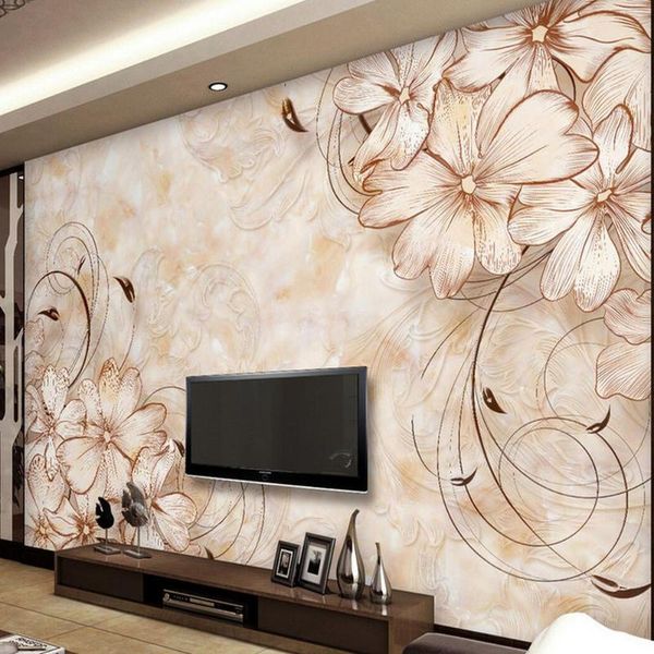 

wallpapers european flower 3d wall mural po wallpaper living room tv backsplah decor paper murals roll waterproof floral