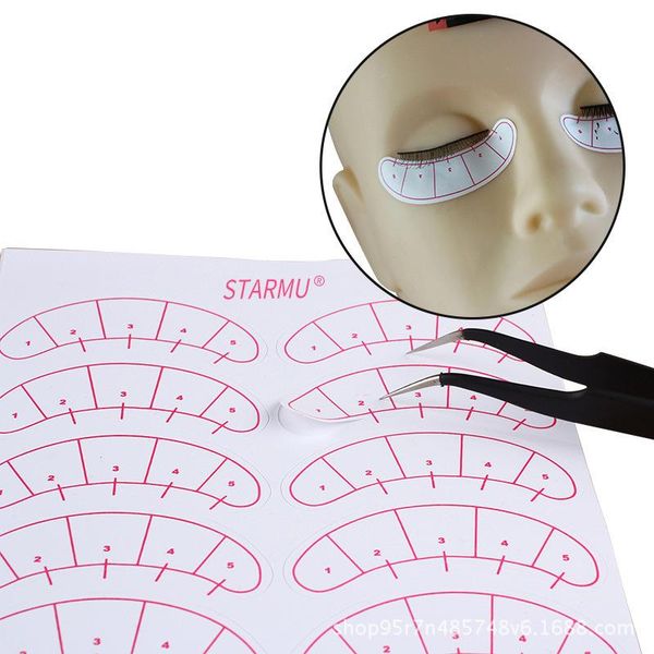 

false eyelashes 10 pcs/pack paper patches 3d eyelash under eye pads lash extension practice tips sticker