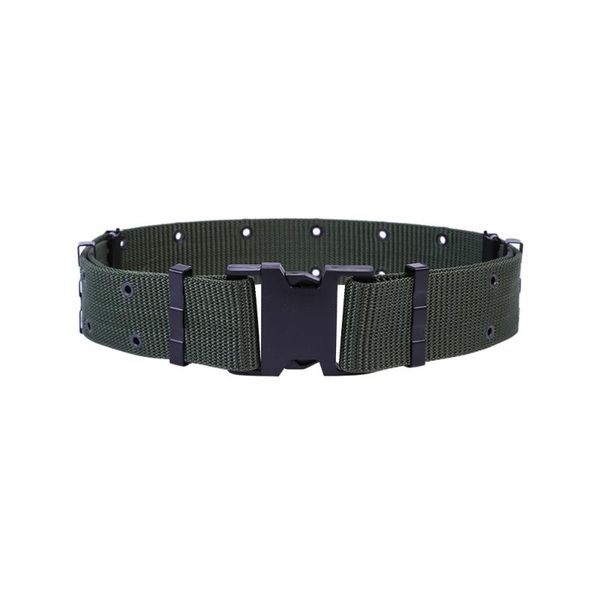 

man casual practical men belts color simple canvas belt armed on duty outdoors waistband(green) waist support, Black;gray
