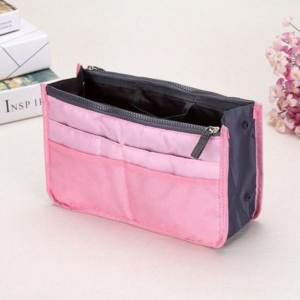 

storage bags 1pc organizer insert cosmetic bag nylon multifunctional cosmetics liner travel makeup