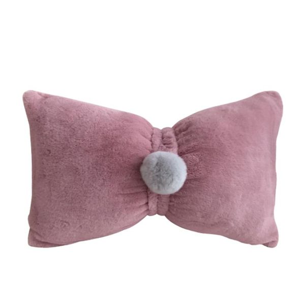 

cushion/decorative pillow nordic bow velvet waist living room sofa cushion children bedroom pillows removable cushions home decor
