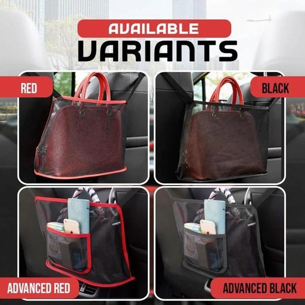 

storage bags car net pocket seat side mesh bag luggage holder cargo organizer auto interior accessories