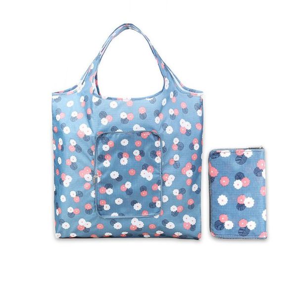 

shopping bags 2021 reusable bag flower foldable folding grocery nylon tote