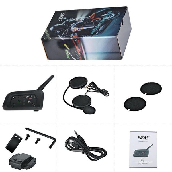 

walkie talkie motorcycle helmet v6 pro for full duplex universal