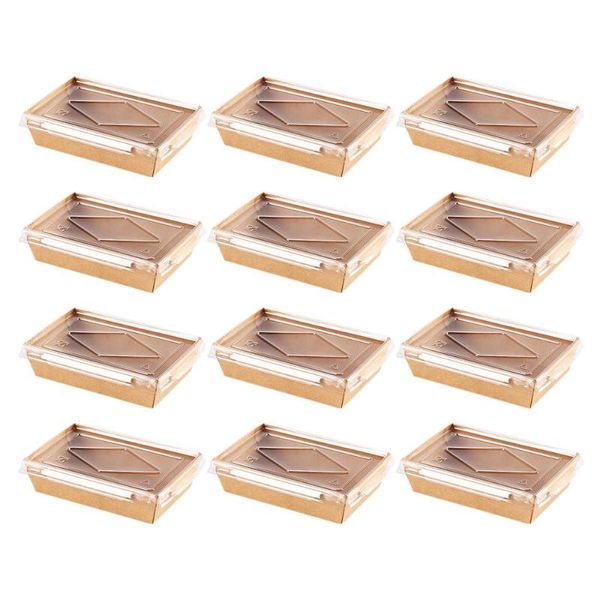 

gift wrap 20 sets disposable takeaway box sushi fruit salad portable storage