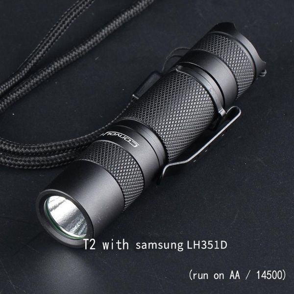 

flashlights torches convoy t2 with lh351d, / 14500 version, ,torch