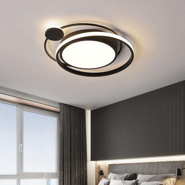 

modern minimalist bedroom lamp personality creative white black gold ceiling study restaurant room nordic lighting lig lights