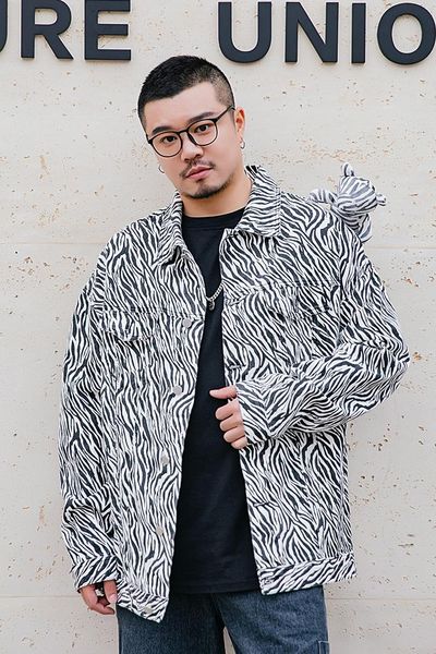 

tk40570fashion men's coats & jackets 2021 runway luxury european design party style clothing, Black;brown