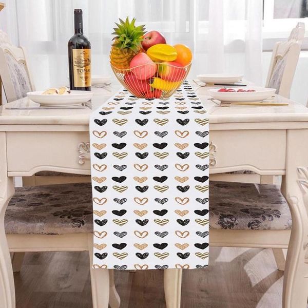 

valentine's day romantic creative restaurant tablecloth table flag love heart idyllic printing tableware decoration washable x8 cloth