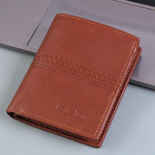 

wallets men wallet pu leather short simple zipper coin purse male solid color casual money clip thin slim multiple card holder, Red;black