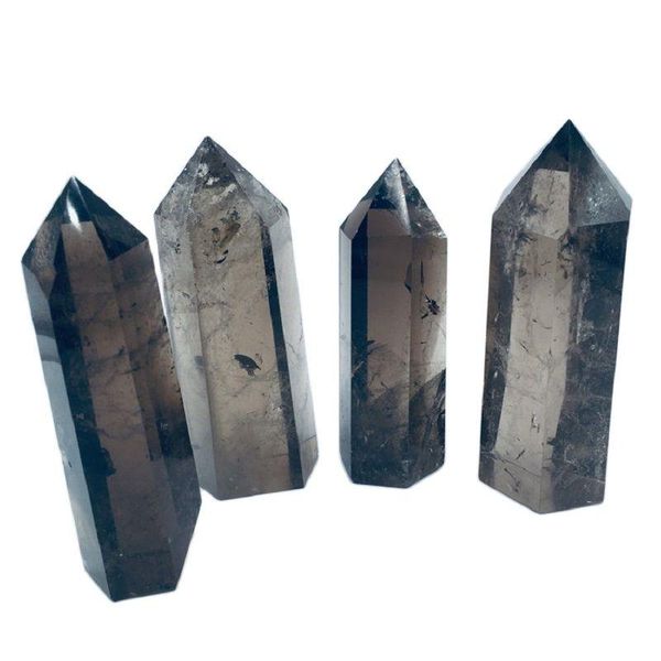 

decorative objects & figurines 1cpnatural tea crystal obelisk, rose point energy home decoration