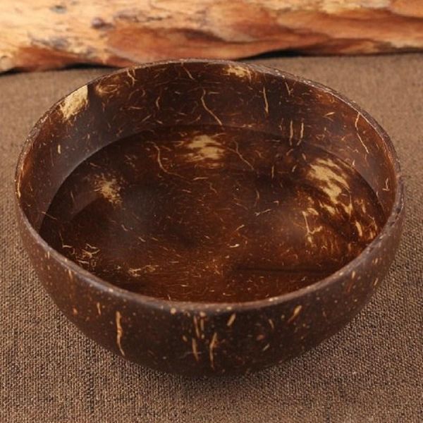 

bowls natural coconut bowl decoration fruit salad noodle rice handicraft creative shell kitchen tableware