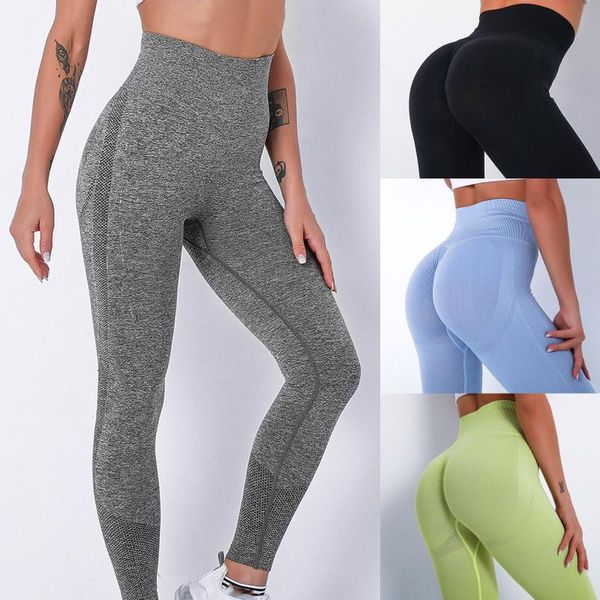 

32#summer women's leggings women seamless training tights hip enhancement effect profile pants high waist running yoga outfit