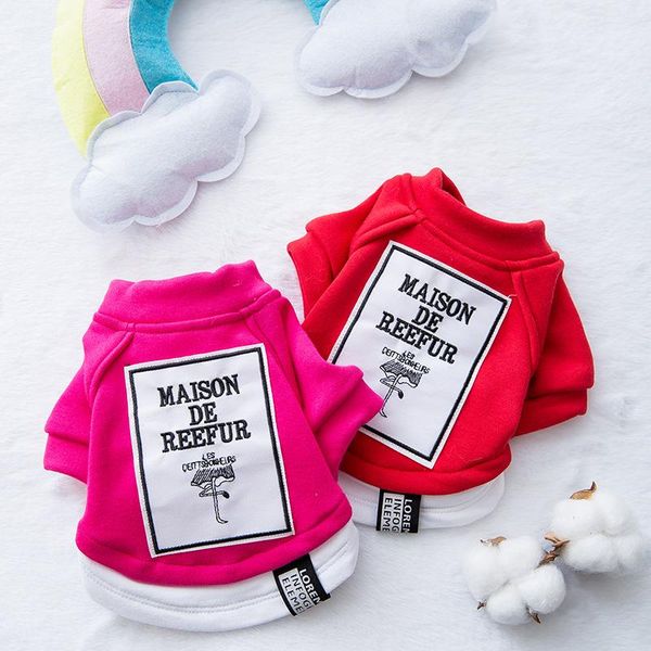 

dog apparel hoodie clothes for small manteau pour chien ropa para perro honden kleding lace fake two-piece bichon pomeranian fashion