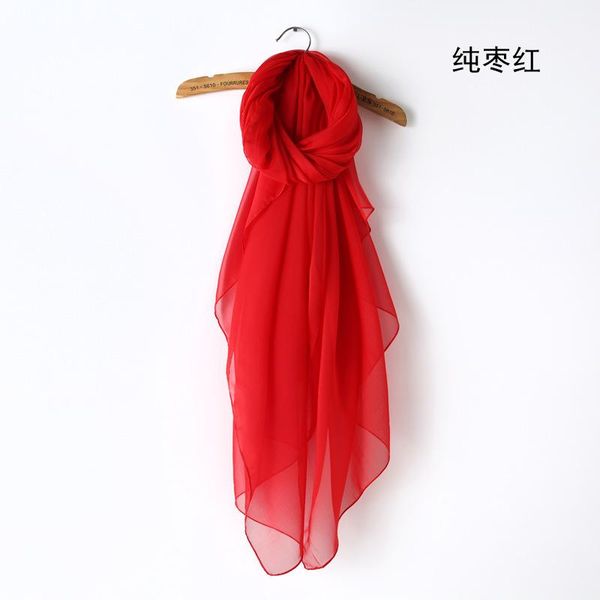 

scarves fashion scarf women lady silk solid color for, Blue;gray