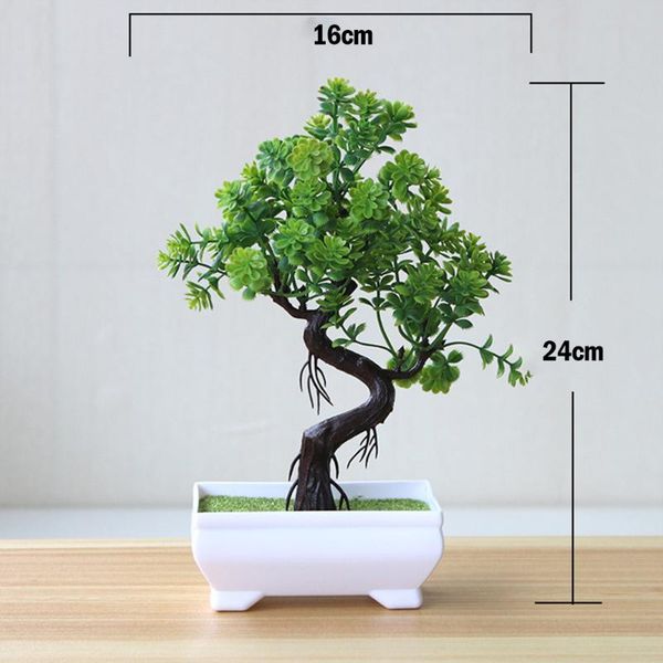 

artificial plant potted bonsai green small tree plants fake flowers ornaments for home garden decor party el decorative & wreaths