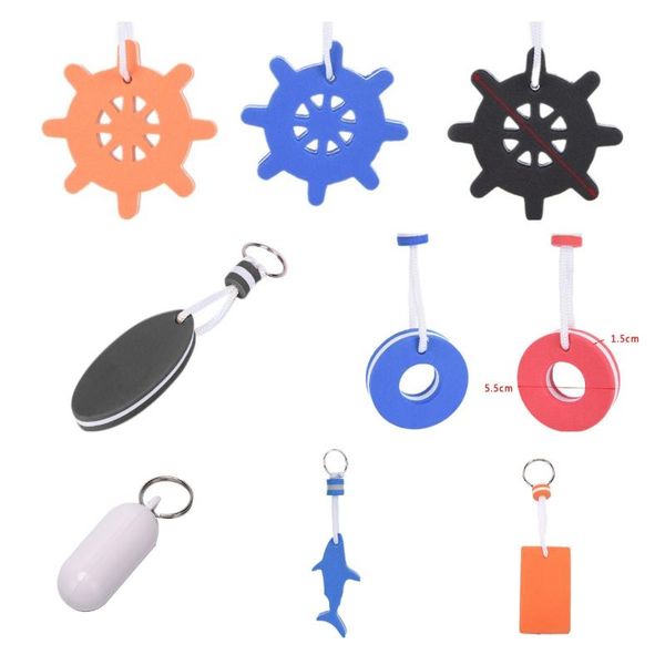 

rafts/inflatable boats anti-lost buoyant keyring kayak floating key ring finder marine sailing boat float canal keychain water sports fish